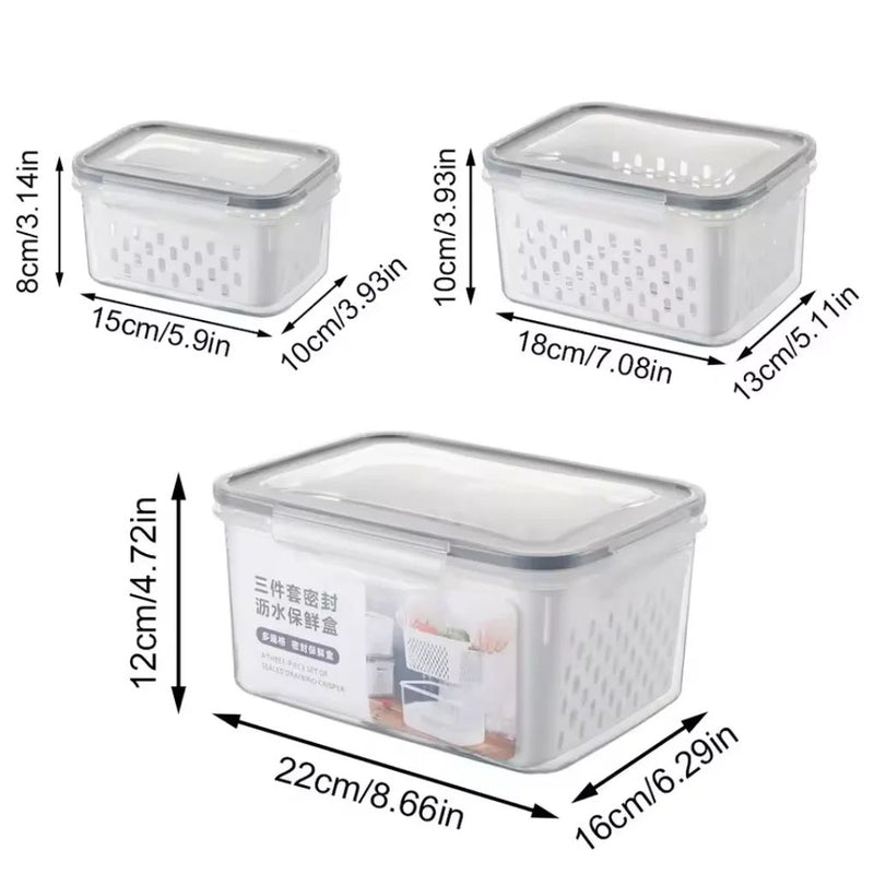 Kit caixas de armazenamento