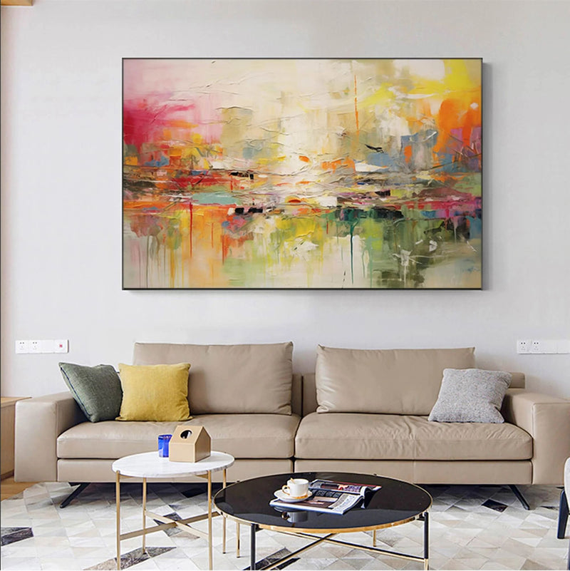 Arte abstrata tela