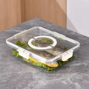 Pote hermético com divisórias