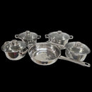 Jogo de panelas de aço inox