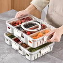 Pote hermético com divisórias