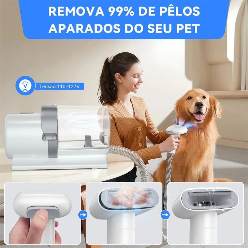 Estação Aspirador para cães e gatos