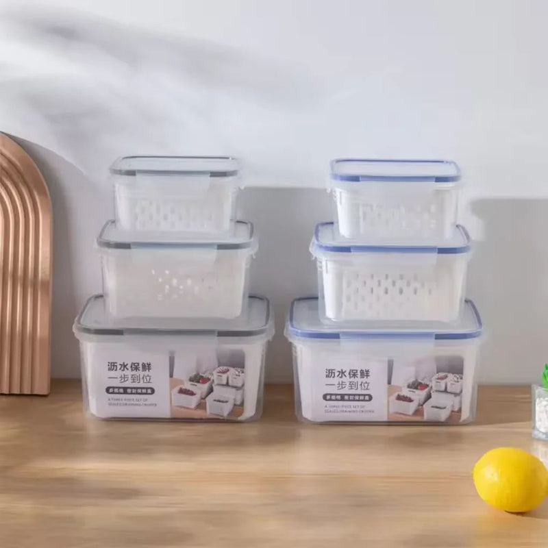 Kit caixas de armazenamento